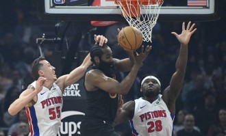 哈登18+5+7杜伦空砍24+14 骑士击败活塞