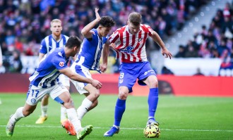 （体育）足球——西甲：马德里竞技胜阿拉维斯